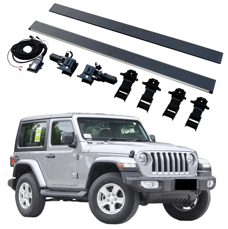 

Автоматическая электрическая боковая подножка для Jeep Wrangler JL 2 door Sahara Rubicon 2018-2023