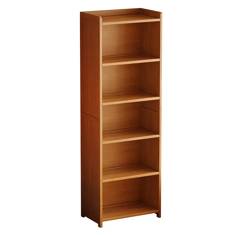 for Bookshelf Floor to Ceiling Shelf Integrated Against Wall Narrow Cabinet Storage Rack Simple Bookcase Household Corner