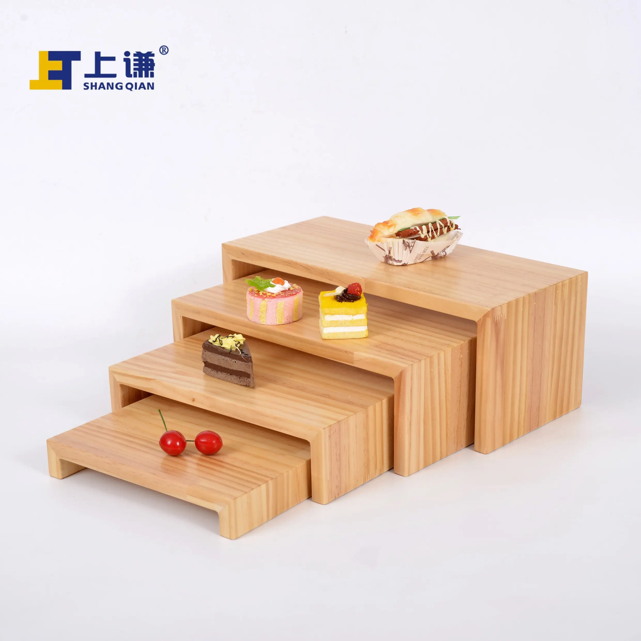 Shangqian pine combination cake west point buffet cold meal display stand coffee break table dessert table U-shaped bracket