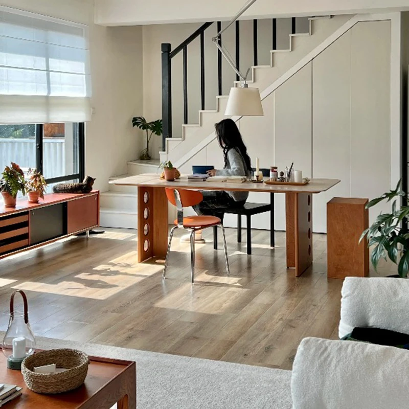 Mesas De Comedor creativas para restaurante, mesas De Comedor cuadradas De lujo nórdicas para cocina, escritorio, sala De estar, muebles De salón