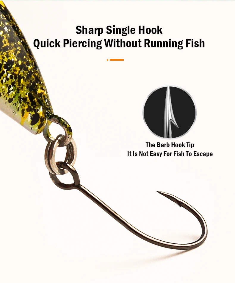 LEYDUN 35mm 2,6g Micro Angelköder Zwei Abschnitte Schwimmende Minnow Flach Tauchen Crankbait Angeln Künstliche Swimbaits Köder – Detail 6