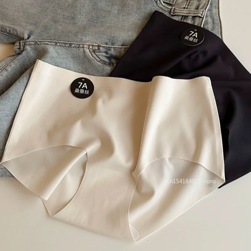 Seamless Soft Underpants Lingerie Underwear Ultral Thin Women's Panties Sexy High Elastic Invisible Briefs