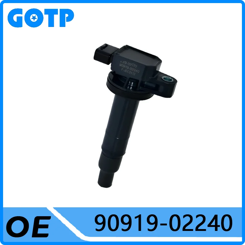 

GOTP Ignition Coil #90919-02240 For TOYOTA IQ Yaris Vitz Echo Ractis Scion XA XB Vios Raum Corolla Prius Premio Allion