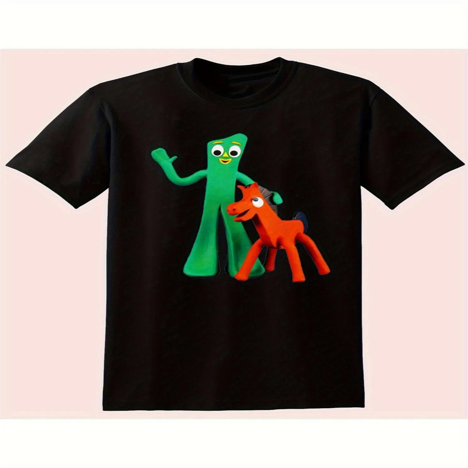 Men's casual round neck t-shirt printed pattern men's shirt men's gift men's and women's same style local warehouse delivery soft comfort enjoy special discount suitable for Valentine's Day, East Gift for him, Retro graphic tee