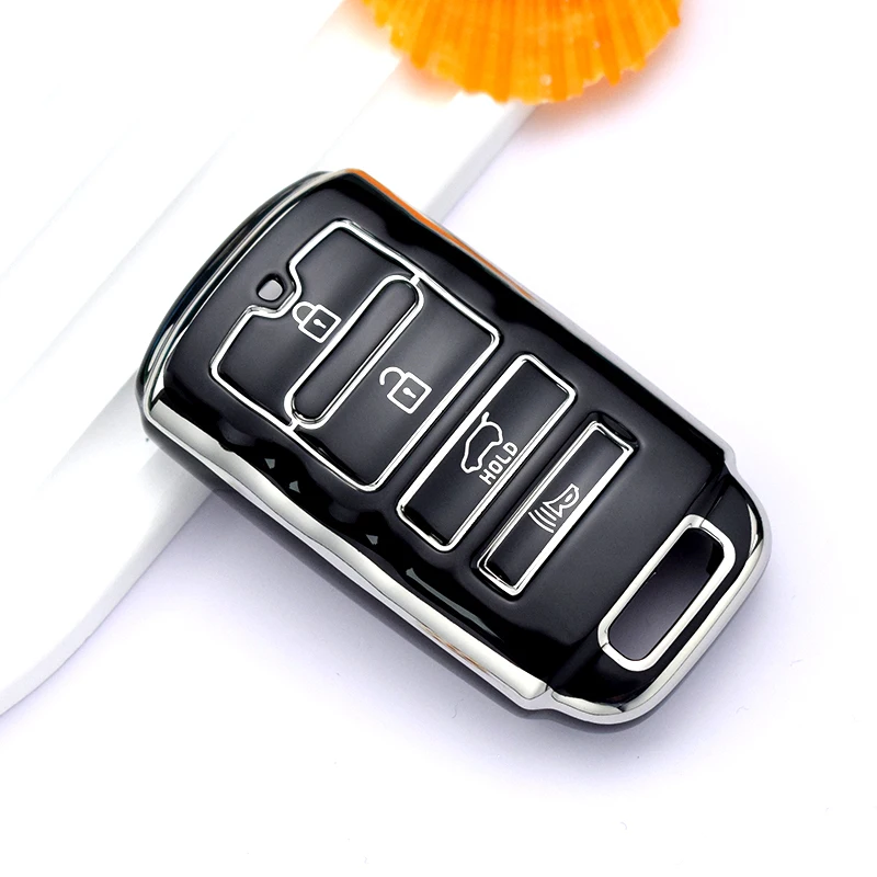 4Buttons For KIA Cadenza K9 K7 K-04 Sorento K900 and New K7 TPU Auto Shell Fob Cover Holder Car Key Case Keychain Protector