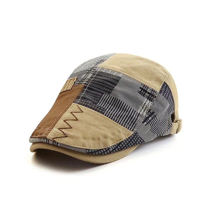 

Breathable Adjustable Men Baseball Cap Cotton Headwear Casquette Ivy Cap Boinas Visor Newsboy Hat Sunscrean