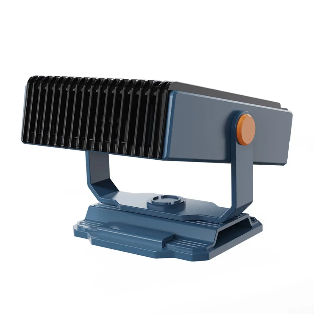 Car Heater Windshield Defogger 12V Car Heater 360 Rotatable Base Heat-resistant ABS 137.2cm Power Cord Winter Defrost