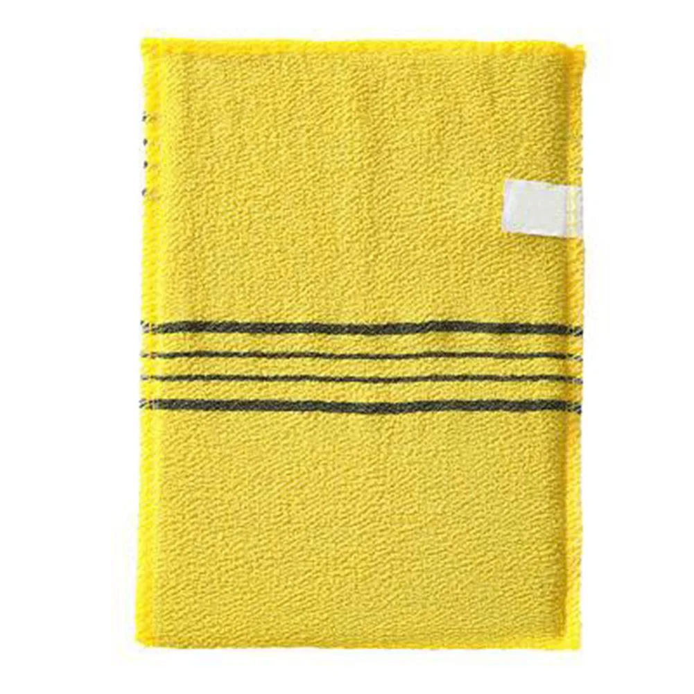 Bath Towel Exfoliating Bath Towel Bathroom Polyester Cotton Knitting Single Piece Three-dimensional 14*18.5cm 5 Pcs