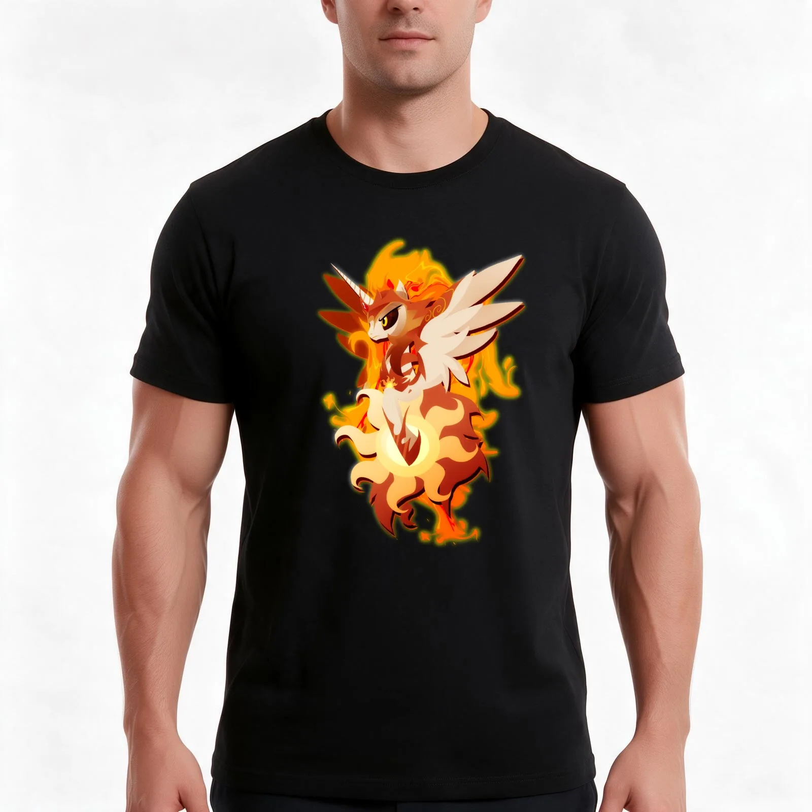 Daybreaker T-Shirt, Summer Casual Cotton Tee, Oversized Streetwear Tops, Vintage Graphic Print, Loose Fit Short Sleeve