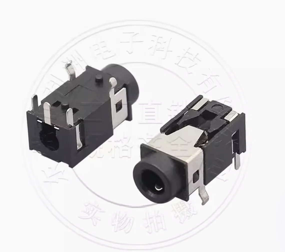 20pcs /  3.5mm headphone jack PJ-322 horizontal 5-pin horizontal curved audio socket headphone jack socket