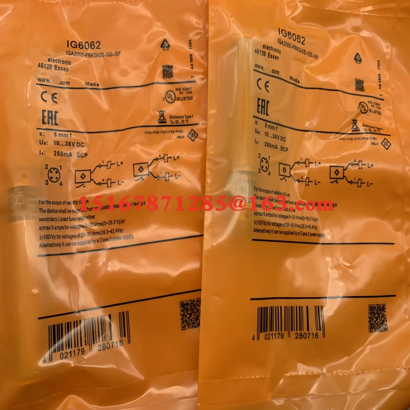 Nowy czujnik zbliżeniowy IG6062 IG6019