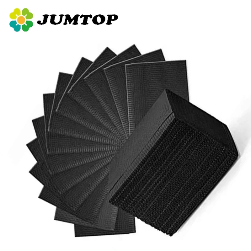 JUMTOP 125Pcs/Bag Dental Waterproof Medical Paper Table Pad Disposable Dental Bibs Set Permanent Makeup Tattoo Cleaning