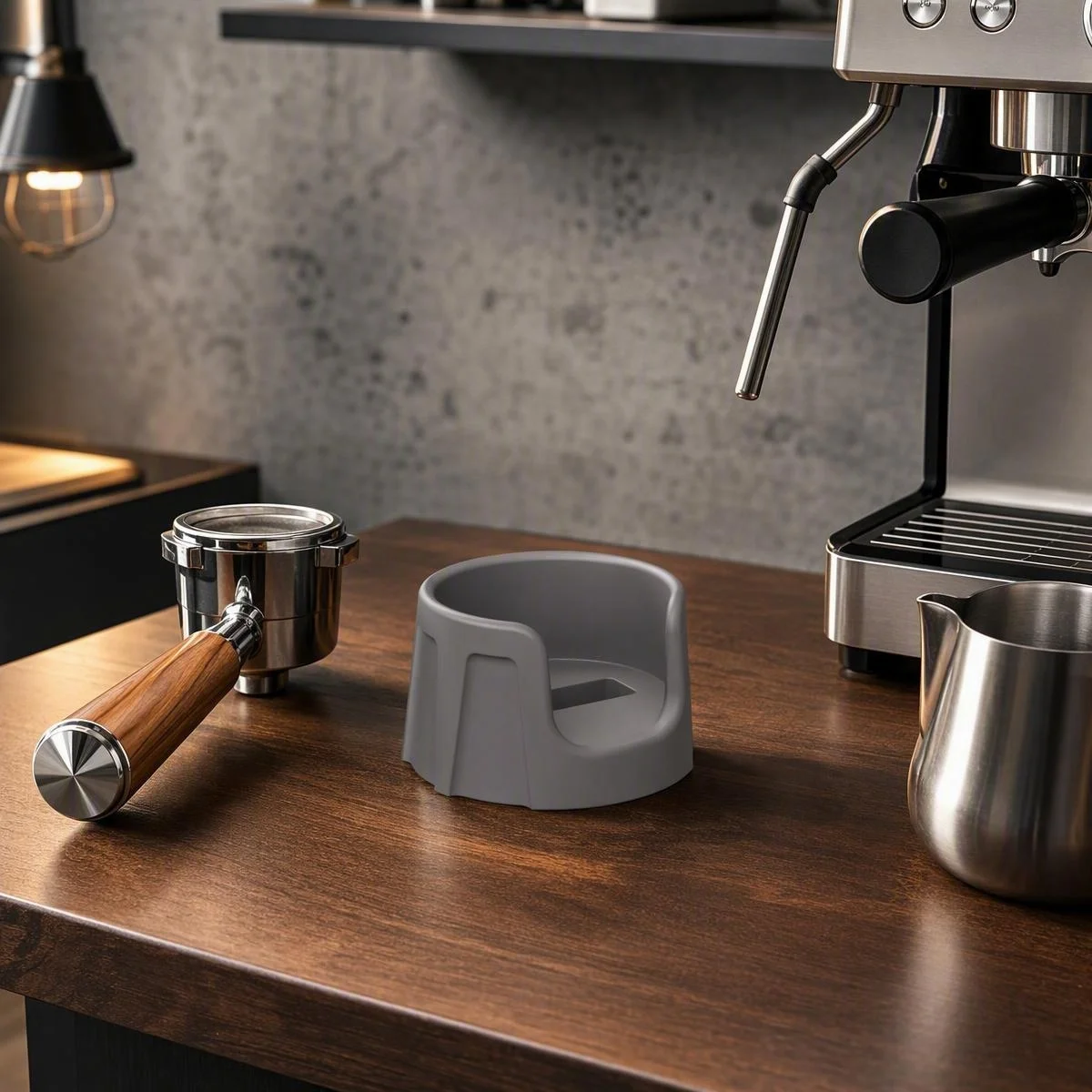 Coffee Tamper Base Mat Espresso Station Silicone Non Slip For Ninja Cafe Luxe Es601 Coffee Corner Bar Barista Accessories Tools