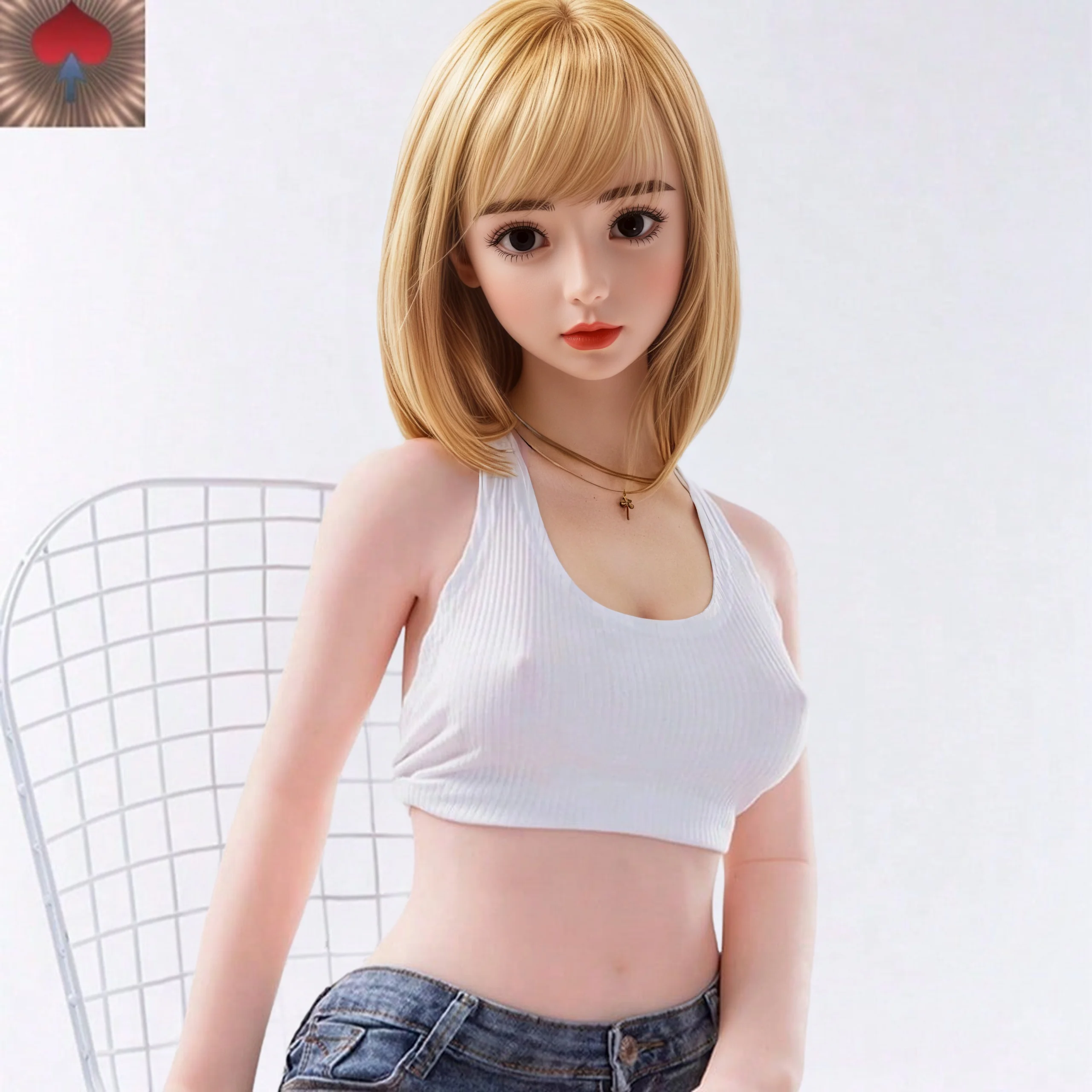 Anime Cosplay 150 cm/121 cm TPE petite réaliste Silicone Mini poupée douce Anime figurine poupée douce vraie peau toucher