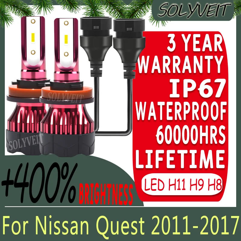 

Wide Illumination Dustproof & Shockproof Easy-to-Install H11 Low Beam Bulbs For Nissan Quest 2011 2012 2013 2014 2015 2016 2017