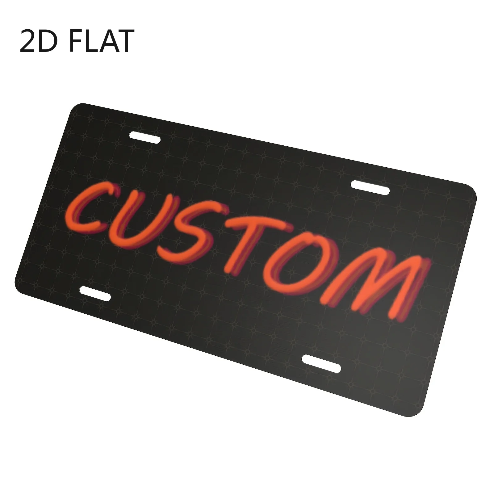1pc Custom Your License Plate, Add Your Own Image Or Text, for Car, Truck, RV, Bicycle, Home, Cafe And Bar Decoration. Custom Fr