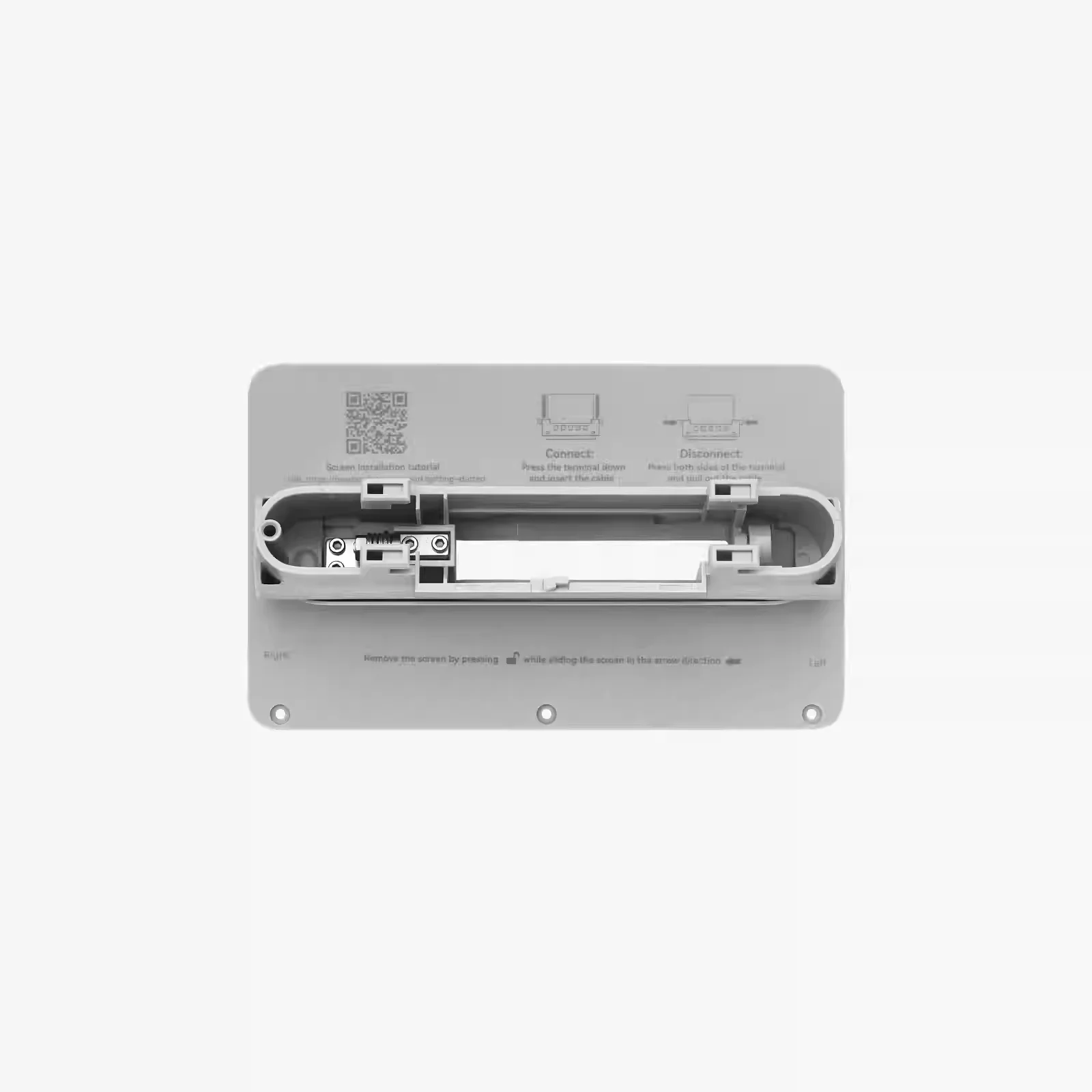 For BambuLab 3D Printer X1 Series/P2S Display Screen Back Cover (Includes Hinge)
