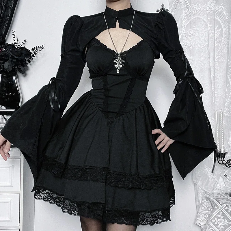 

Summer New Fashionable Short Sleeved Top With Elegant Temperament, Slim Fit Strap, Flared Sleeve Cover Shirt