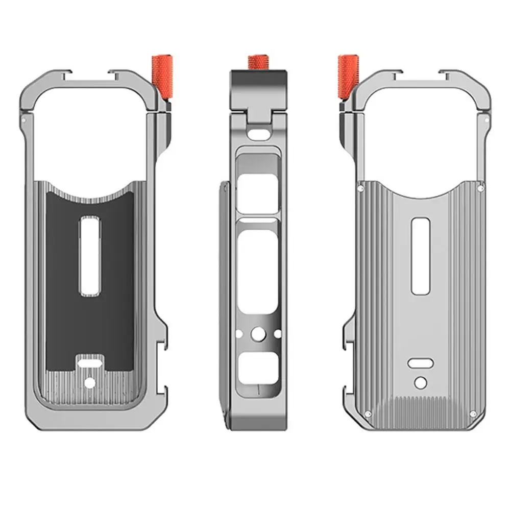 For Insta360 X4 Metal Rabbit Cage Magnetic Frame Heat Sports Dissipation Accessories Camera Case Protective Expansion Camer D9D2