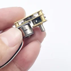 Tiny 10mm Stepper Gear Motor 5V Precision Two-phase Four-wire Stepping Motor 7-shaped Flipped Shaf tGearbox gear ratio 1000:1