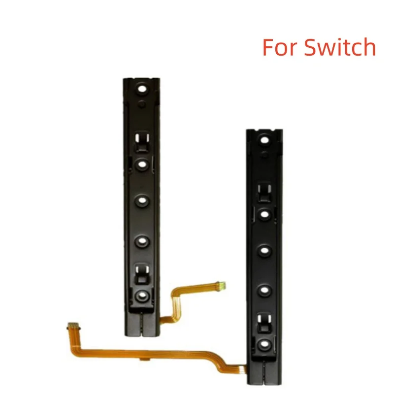 Replacement Part Right And Left Slide Rail With Flex Cable For Switch Metal Guide Rail Console JoyCon NS Accessories Repair Part