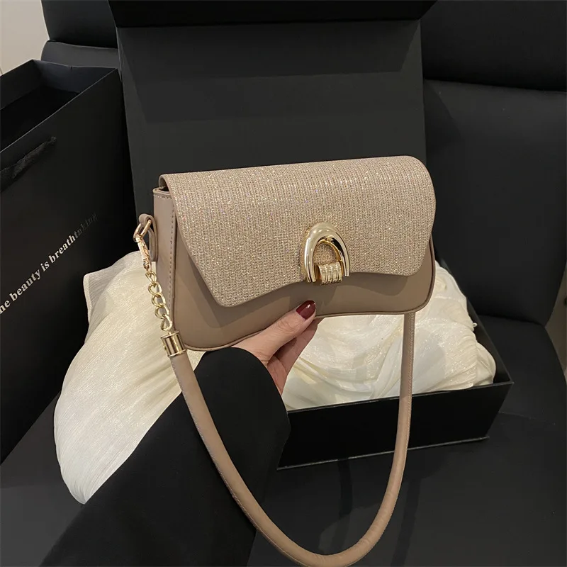 

Women's Casual Crossbody Bags, 2025 New Fashionable Style Single Shoulder Armpit Bag, Versatile Commuting Handbag