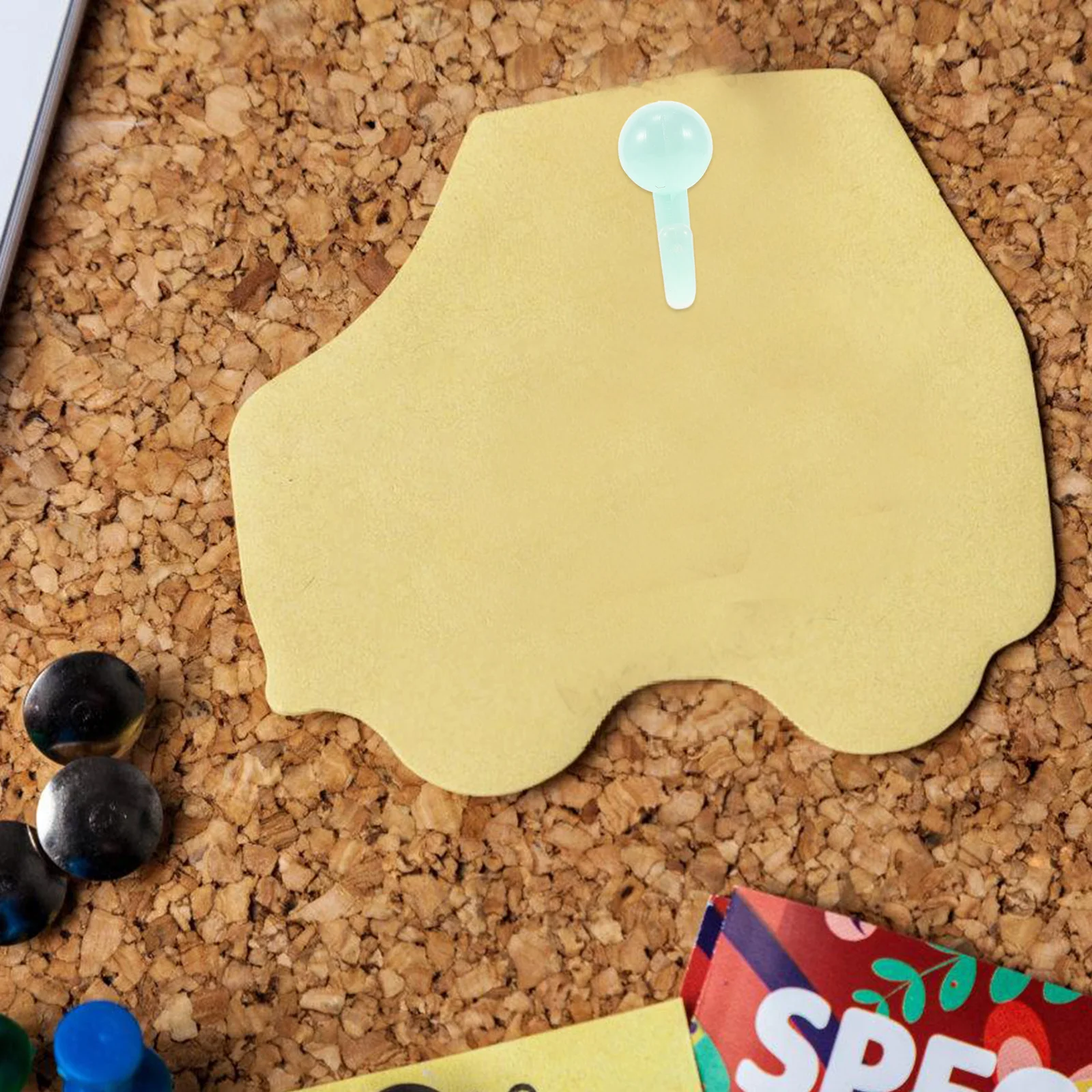 Chinchetas decorativas de macarrón colorido, 50 Uds., para tablón de anuncios, mapa, colgante de pared, suministro de organización del hogar y la Oficina