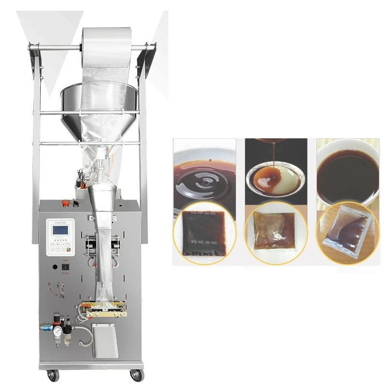 Ketchup Shampoo And Cream Sauce Automatic Packaging Machine Sauce Filling And Sealing Machine 15-20 Bags Of One Minute