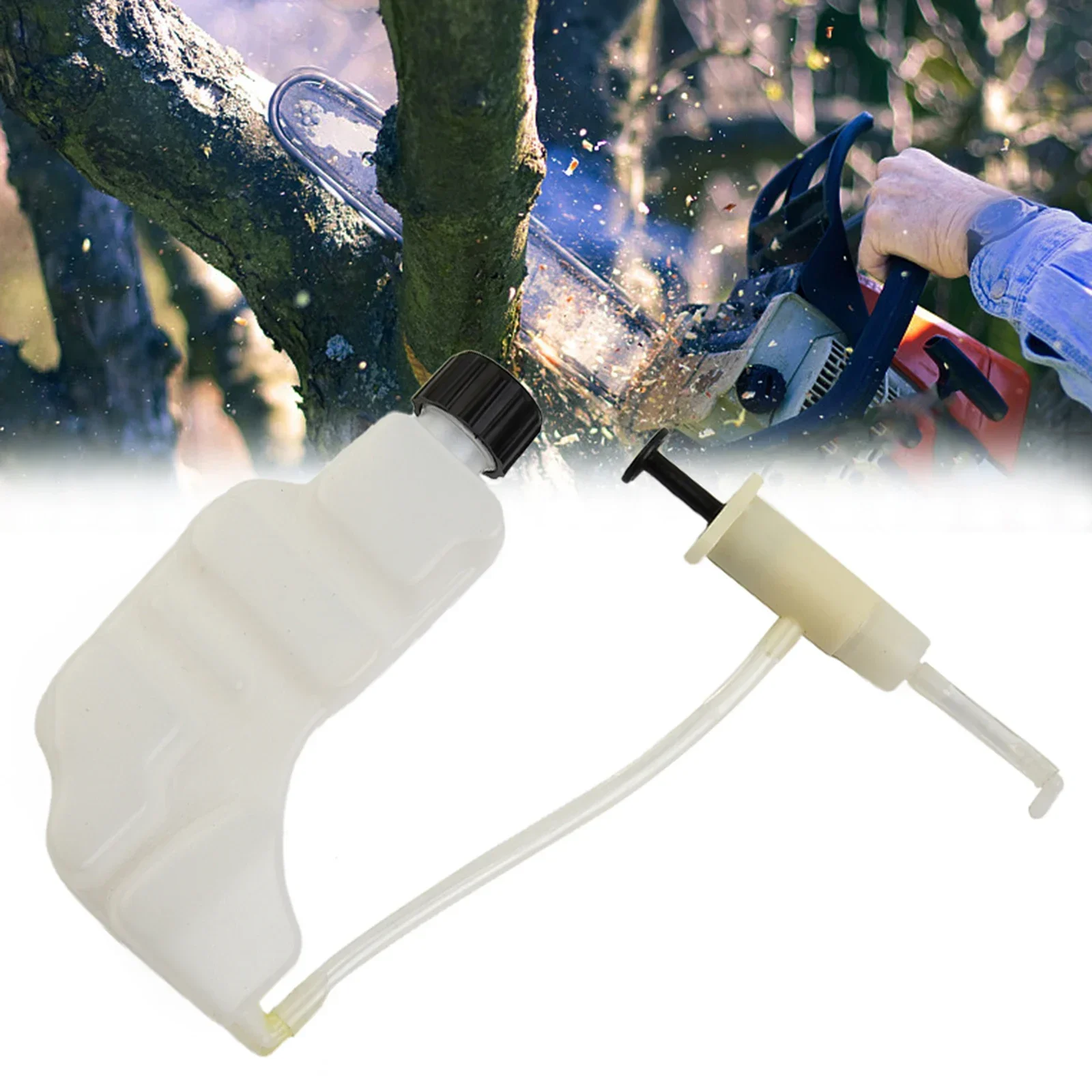 Electric Chainsaw Oil Pump White Electric Chain Saw Oil Pump Special Replacement Parts High-temperature Resistant