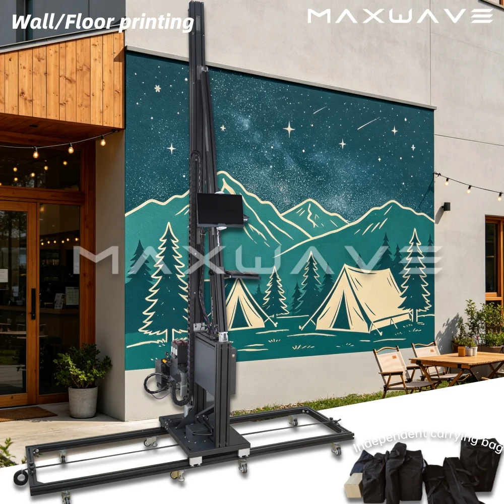 UV Cure Wall Printer floor Printer Waterproof & Fade-Resistant Prints on Any Flat Surface | Automatic 3D/5D Printer Business