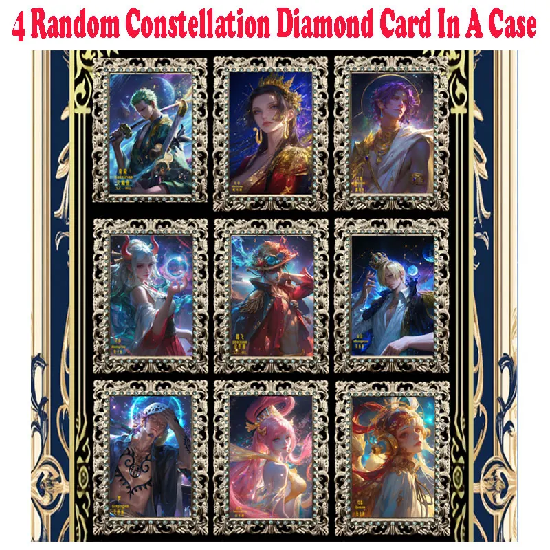 Nieuwste groothandel Shanhai One Piece Collection Card Diamond Card Cartoon Booster Box Luffy Sanji Nami TCG Populaire handel CCG