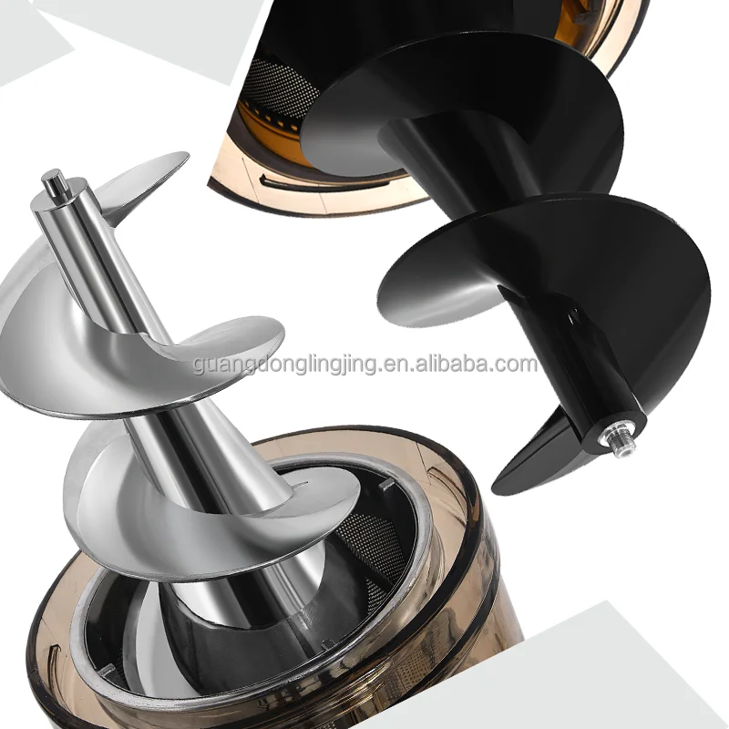 Big Mouth Inlet Auto Feeding Cold Press Slow Juicer Machine, 1200W Stainless Steel for Commercial Use, No Need Cutting