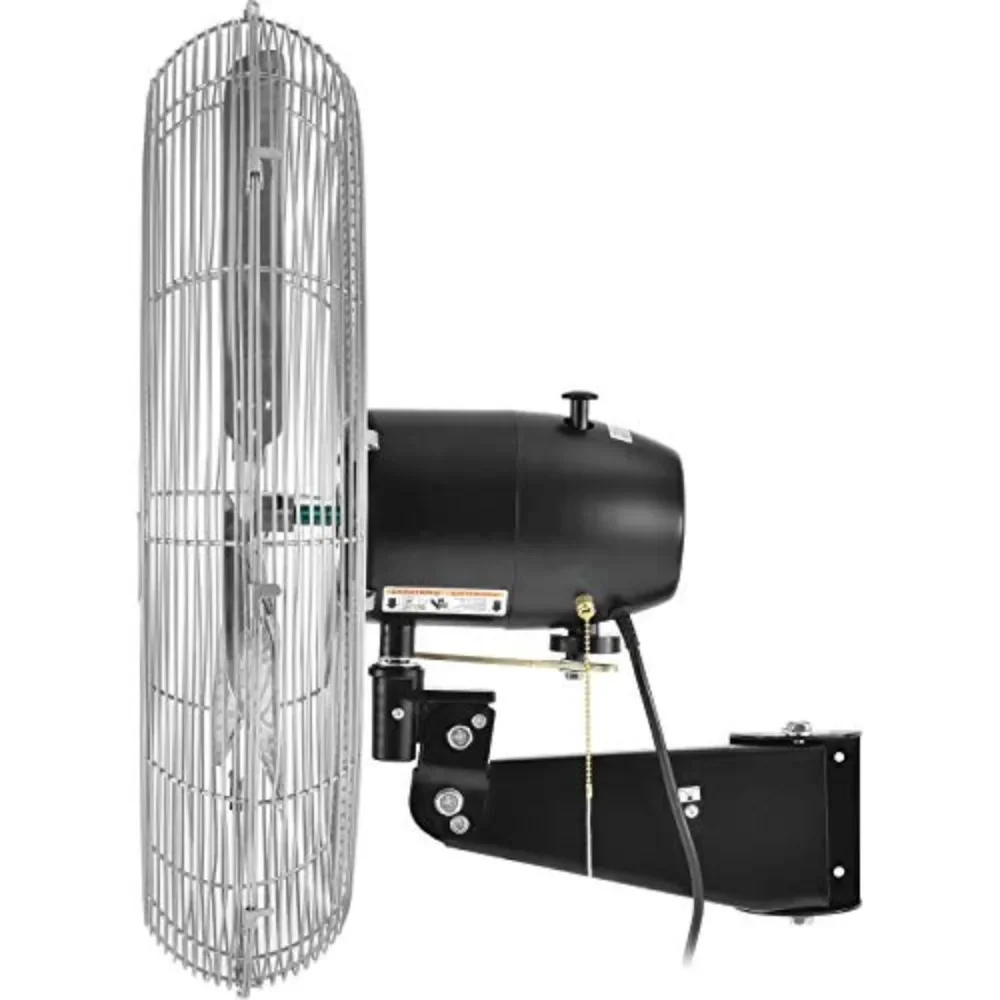 Deluxe Oscillating Wall Mount Fan, 30