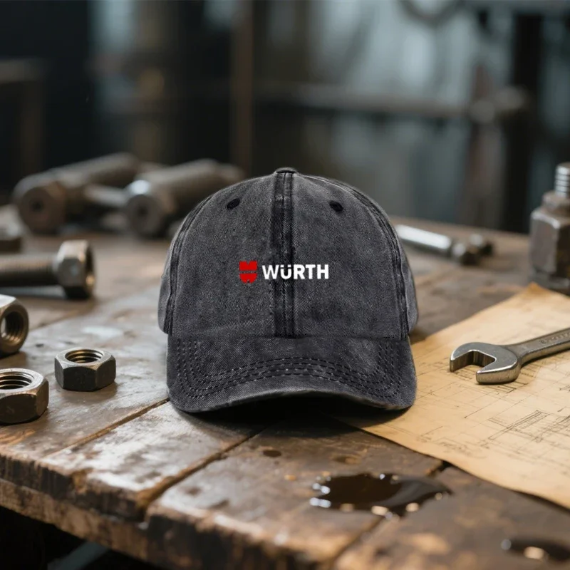 2026  Washed Baseball Cap Professional Mechanic Trucker Hat Industrial Style Dad Cotton Hat for Men Workwear Gift Fashion Hats