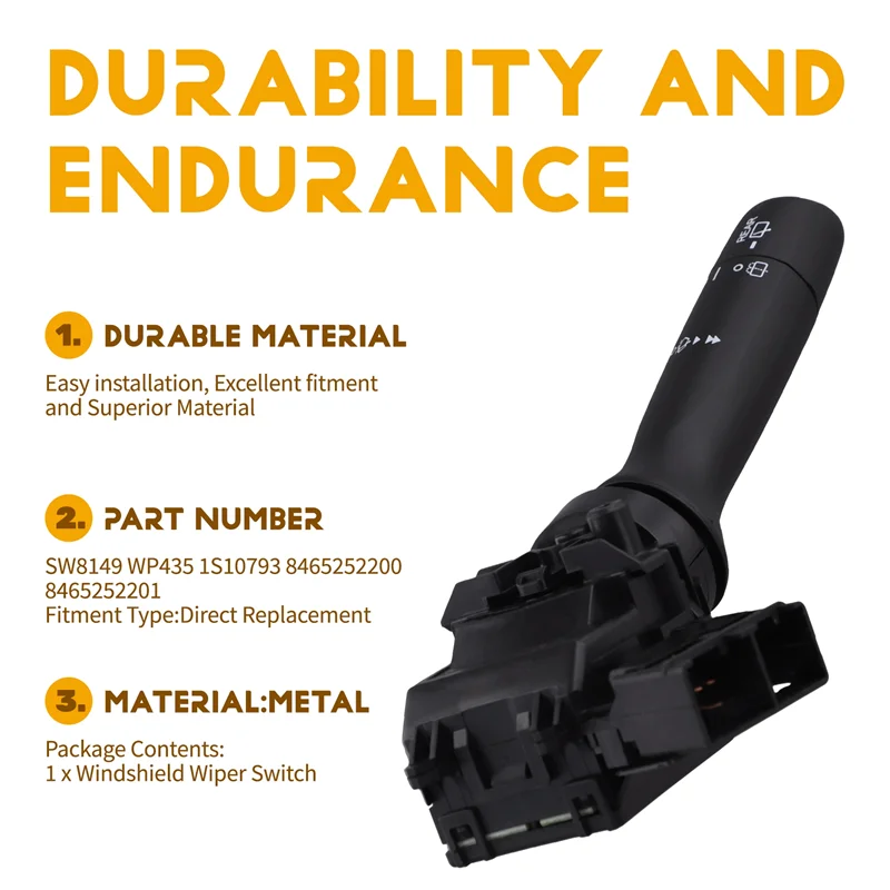 

Windshield Wiper Switch 8465252200 Windshield Switch For Toyota Yaris 8465252201