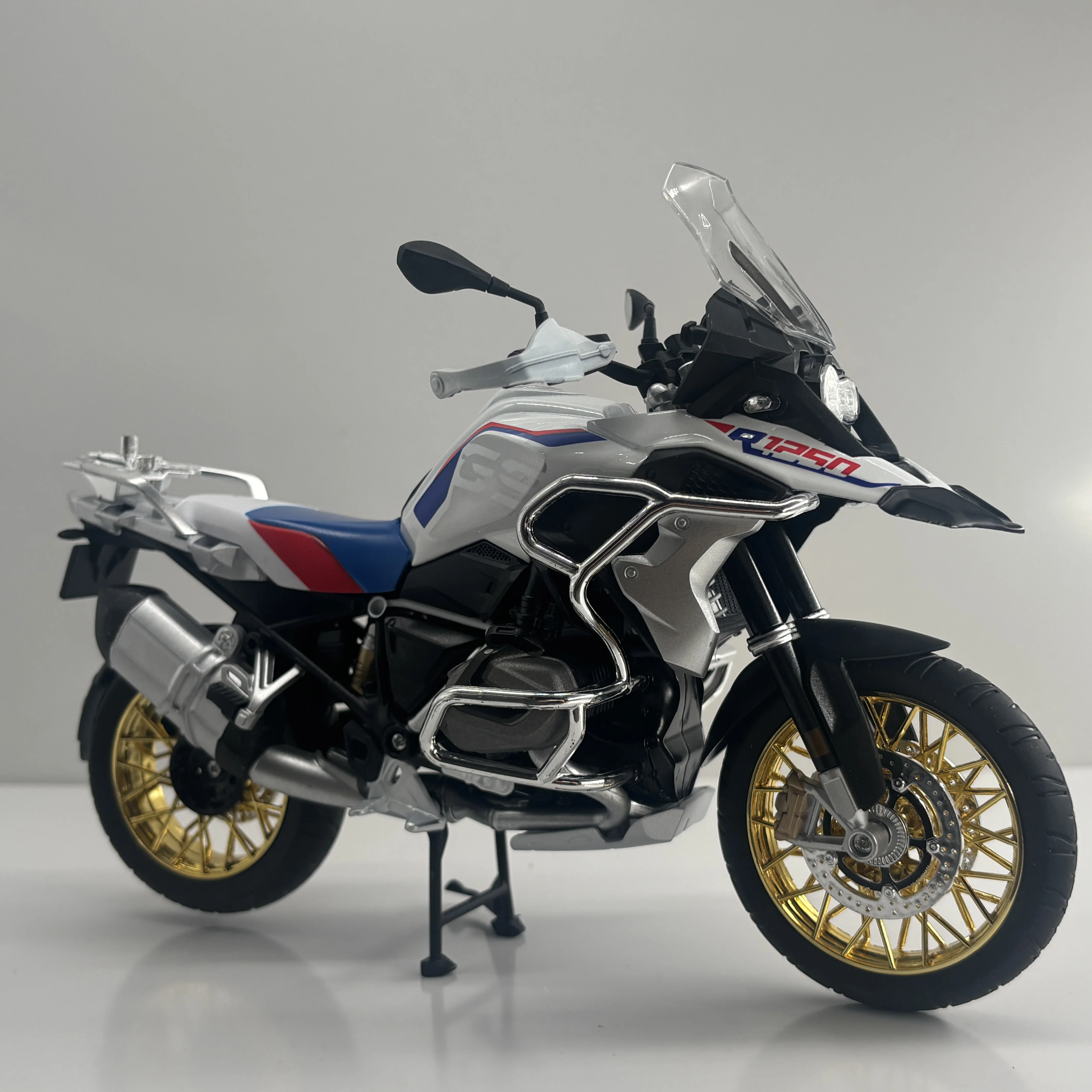 1:9 BMW R1250 GS لعبة الطيور المائية نموذج دراجة نارية للأطفال دييكاست سيارة معدنية مصغرة جمع هدية للبنين M54 #3
