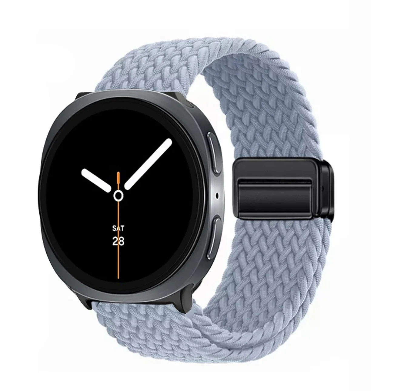 Geflochtenes Solo-Loop-Armband für Samsung Galaxy Watch 8 40/44mm Zubehör Nylon-Armband Correa Galaxy Watch 8 Classic Band 46mm – Detail 39