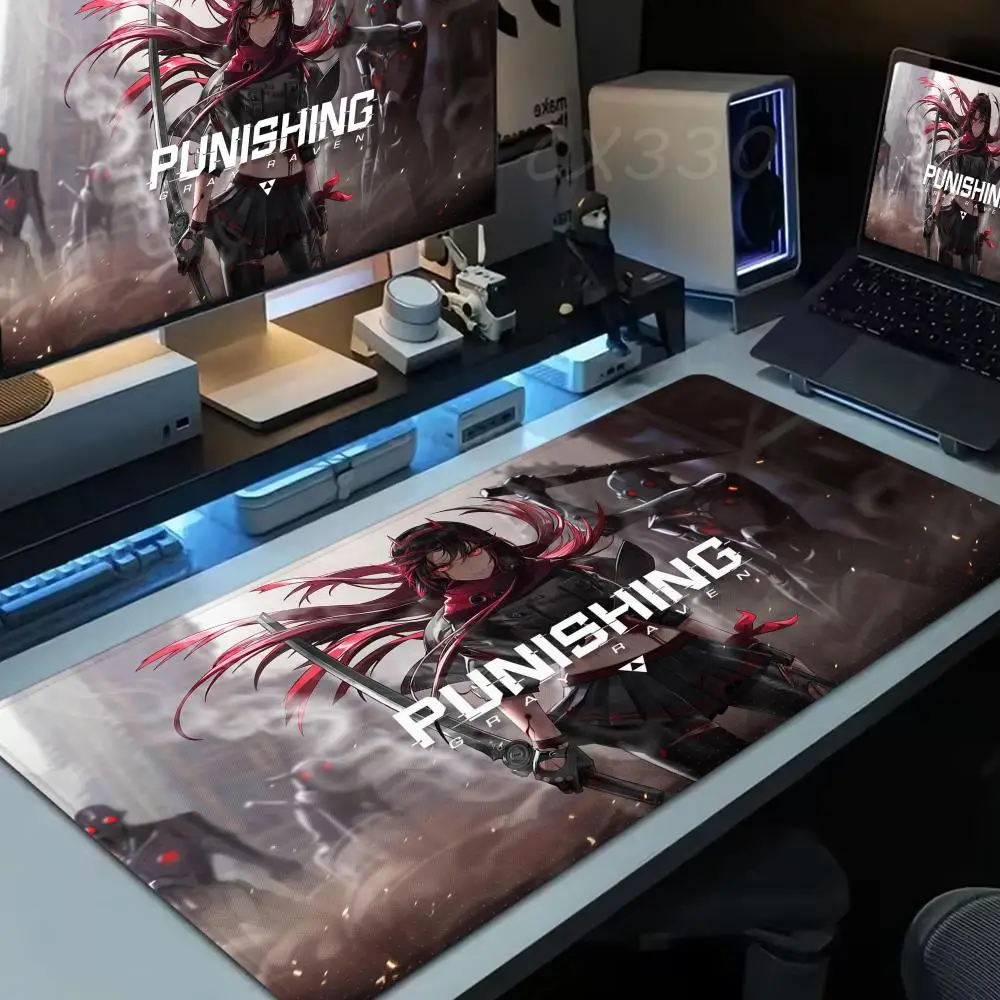 

Game punishing gray raven Mouse Pad Large Computer Mousepad Office Accessories XL Pc Gamer Non-slip Deskmat Keyboard Rubber Game