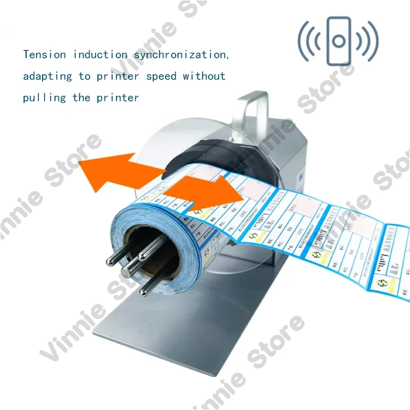 BSC-X5S Label Rewinder Coreless Fully Automatic Rewinding Machine Barcode Thermal Machine Multifunctional Rewinding Machine