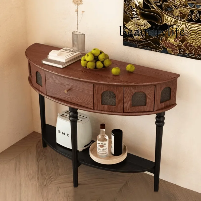 

Luxury Vintage Console Table Nordic Drawer Trendy Premium Console Table Design Storage Tisch Wohnzimer Living Room Furniture