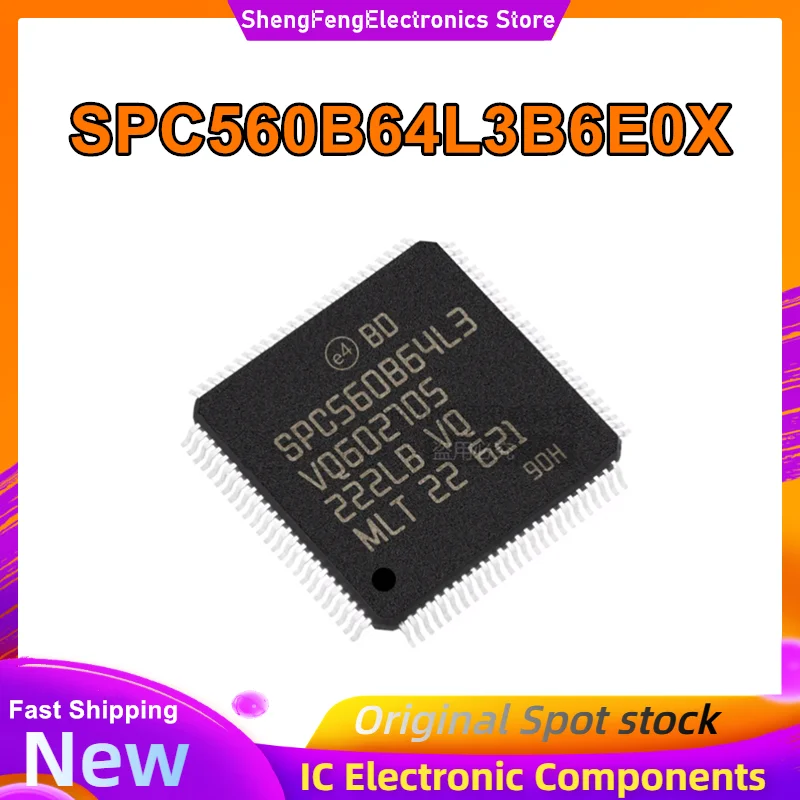

SPC560B64L3B6E0X SPC560B64L3 Чип микроконтроллера QFP-100