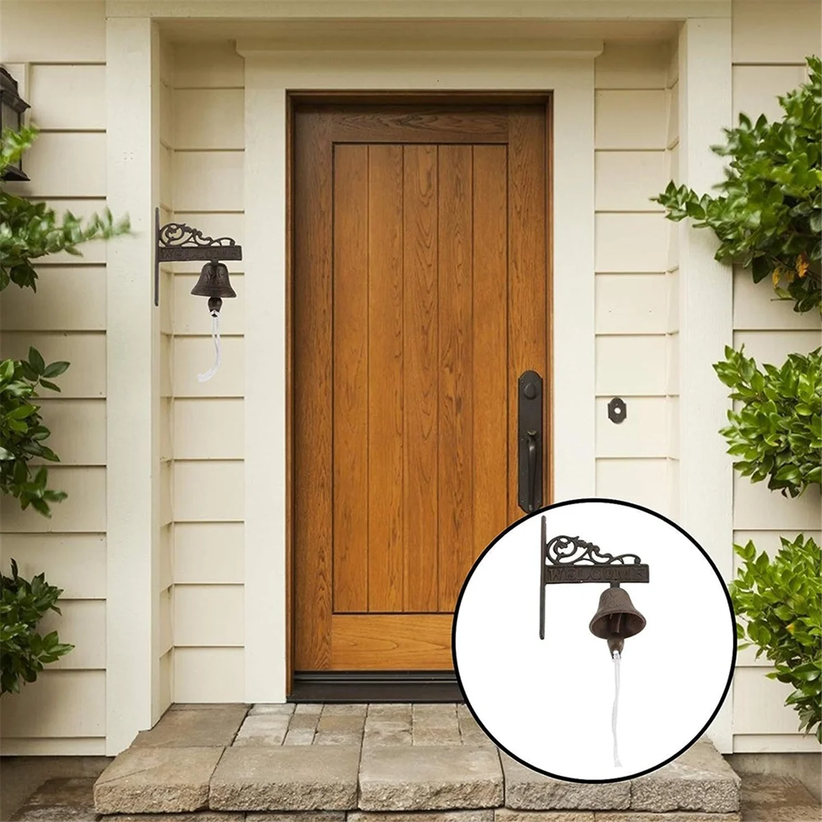 ヴィンテージウェルカムドア,庭の装飾,カントリースタイル