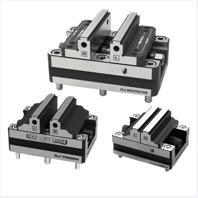 Four or Five Axis Fixture, Self-centering Vice, Front and Back Quick Clamping Two Inches 3 4 5 6 7 8 Inches