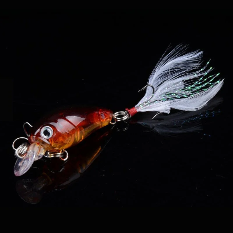 ANFS 5pcs 5pcs 미노우 낚시 미끼 세트 4g/4.5cm 인공 미끼 Wobbler 크랭크베이트 태클 낚시 액세서리