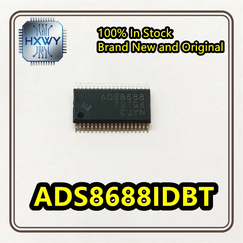 (5/20 pcs) ADS8688IDBT ADS8688 16-bit ADC Analog-to-Digital Converter Package TSSOP-38 100% New Genuine Original Stock Electroni