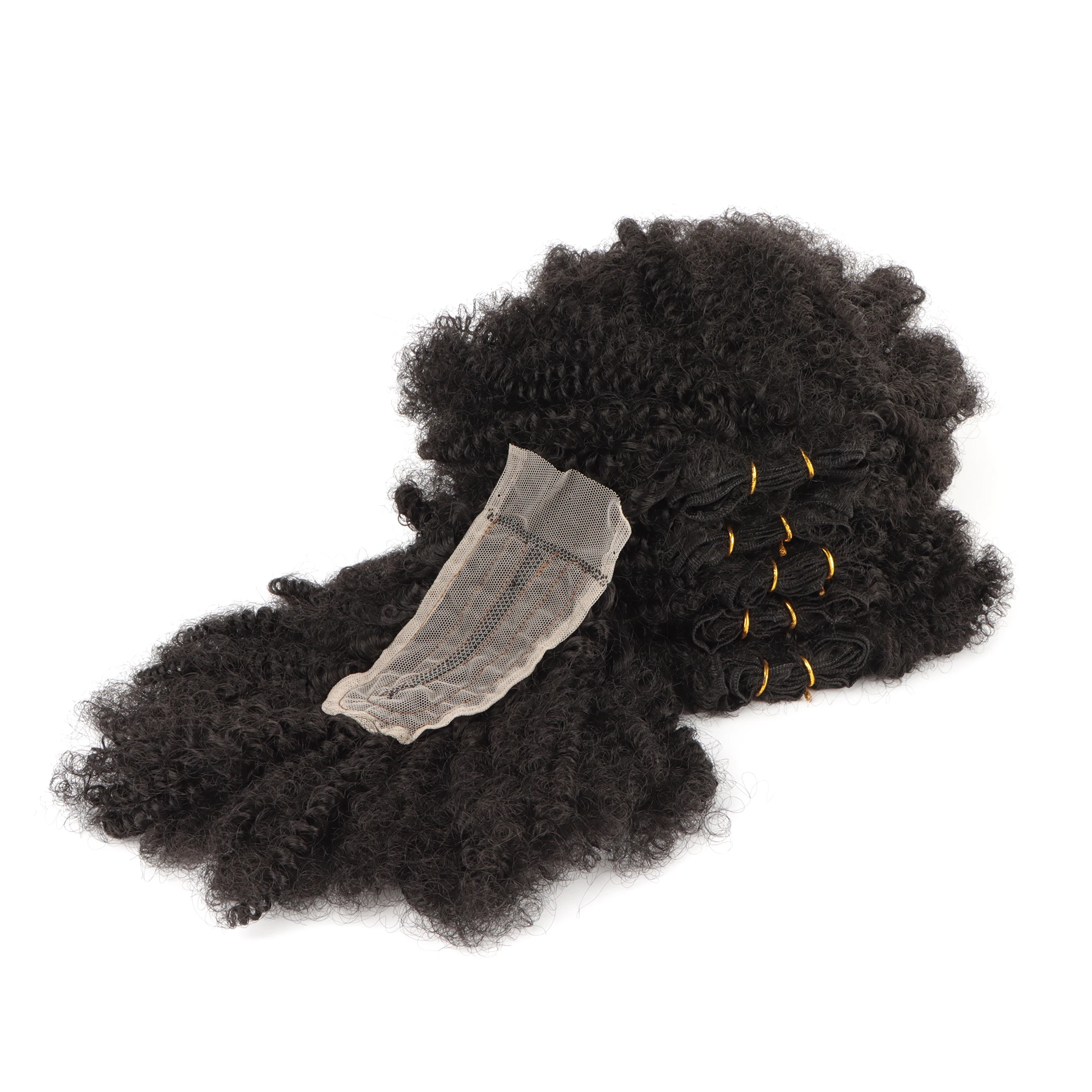 Soft Lightweight Afro Kinky Weft Blend Hair, One Bag
