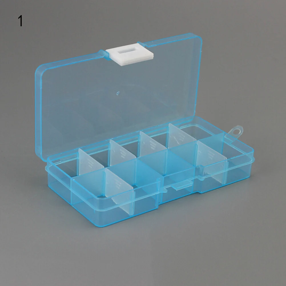 2023 1PCS Clear Lidded Small Plastic Box For Trifles Parts Tools Storage Box Jewelry Display Box Screw Case Beads Container