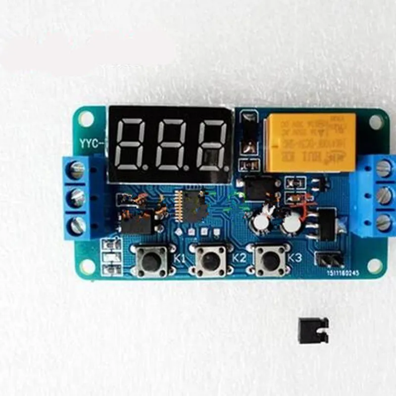 1 relay / trigger delay loop/off switch, pull-through, 3V, 7V, 4 V, 5V, 6V, 5PCs