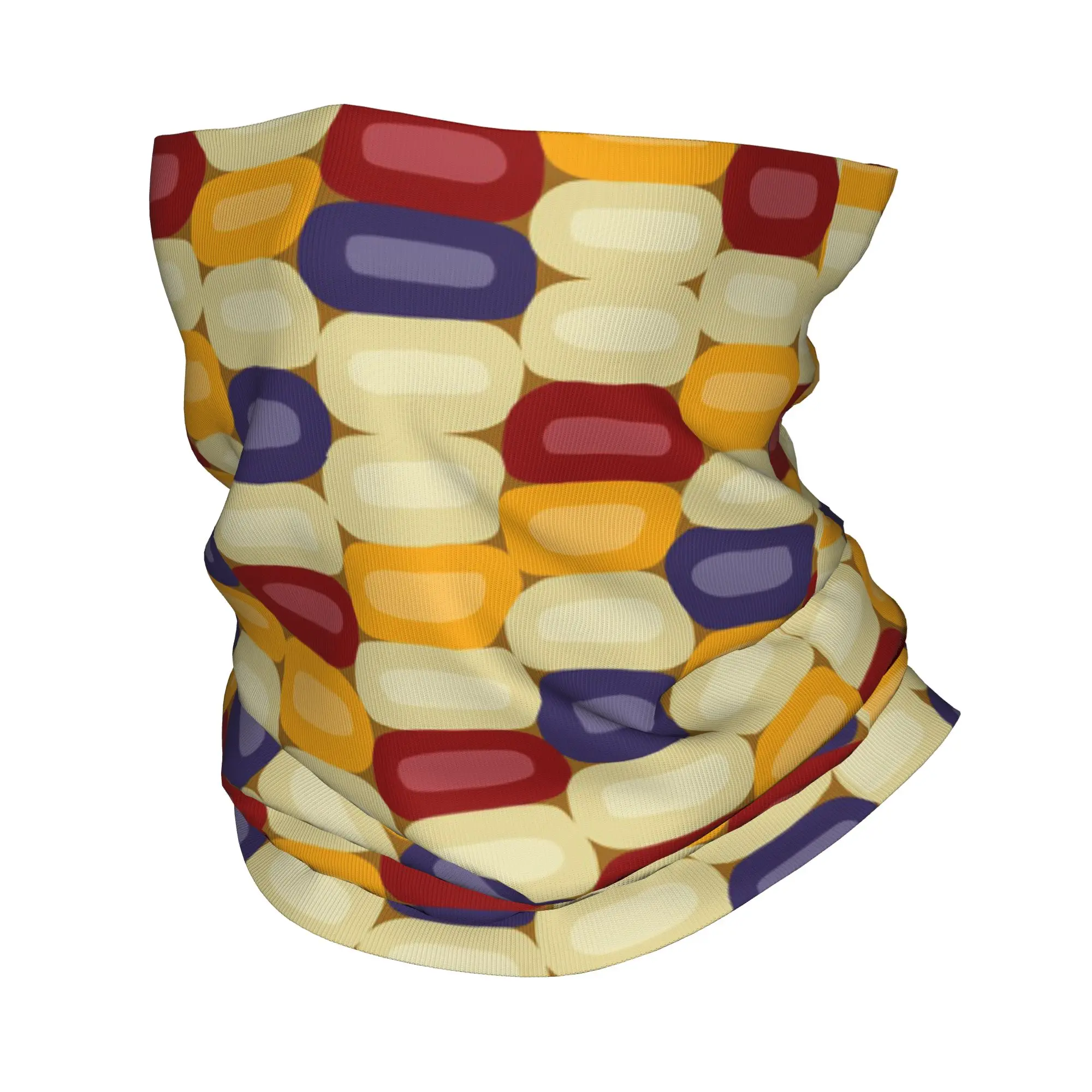 Corn cob violet Bandana Neck Gaiter Printed Magic Scarf Multi-use Balaclava Outdoor Sports Unisex Adult