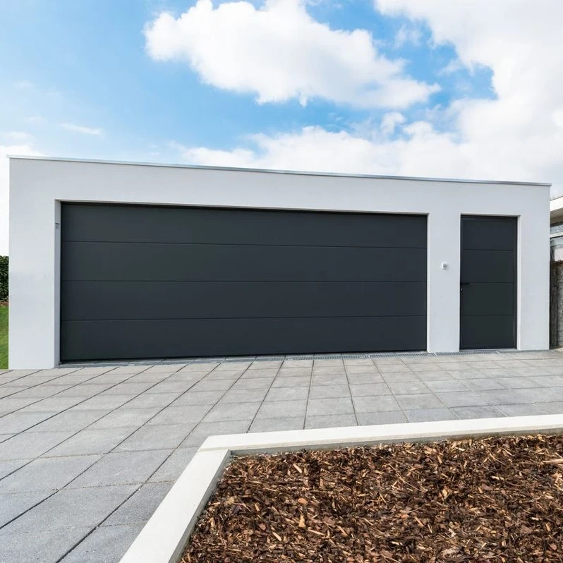 Aluminum Sectional Garage Door Custom Size Automatic Glass Garage Doors with Frame or Without Frame Waterproof Garage Door